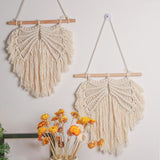 Maxbell Tassel Angel Macrame Wall Hanging Bohemian Boho Hanging Decor for Decoration