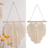 Maxbell Tassel Angel Macrame Wall Hanging Bohemian Boho Hanging Decor for Decoration