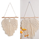 Maxbell Tassel Angel Macrame Wall Hanging Bohemian Boho Hanging Decor for Decoration