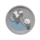 Maxbell Incense Holder Ornament Pan Sticks Stand Tea House Desktop Bedroom Snow House