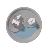 Maxbell Incense Holder Ornament Pan Sticks Stand Tea House Desktop Bedroom Snow House