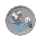 Maxbell Incense Holder Ornament Pan Sticks Stand Tea House Desktop Bedroom Snow House