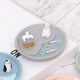 Maxbell Incense Holder Ornament Pan Sticks Stand Tea House Desktop Bedroom Snow House