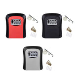 Maxbell Outdoor Key Storage Lock Box Organizer Wall Mount for Company Store gray