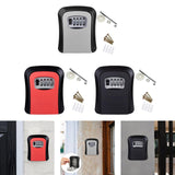 Maxbell Outdoor Key Storage Lock Box Organizer Wall Mount for Company Store gray