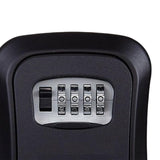Maxbell Outdoor Key Storage Lock Box Organizer Wall Mount for Company Store black