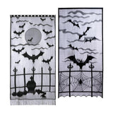 Maxbell Halloween Door Curtain Spooky Door Panel Cover for Decoration Supplies Creeping Ghoul