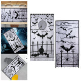 Maxbell Halloween Door Curtain Spooky Door Panel Cover for Decoration Supplies Creeping Ghoul