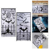 Maxbell Halloween Door Curtain Spooky Door Panel Cover for Decoration Supplies Creeping Ghoul