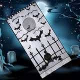 Maxbell Halloween Door Curtain Spooky Door Panel Cover for Decoration Supplies Creeping Ghoul