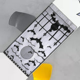 Maxbell Halloween Door Curtain Spooky Door Panel Cover for Decoration Supplies Creeping Ghoul