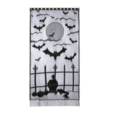 Maxbell Halloween Door Curtain Spooky Door Panel Cover for Decoration Supplies Creeping Ghoul