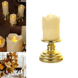 Maxbell Flameless Candle Flickering Votive Candles Tealight Decor for Desk Festival 7cmx14cm