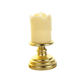 Maxbell Flameless Candle Flickering Votive Candles Tealight Decor for Desk Festival 7cmx14cm