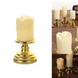 Maxbell Flameless Candle Flickering Votive Candles Tealight Decor for Desk Festival 7cmx14cm