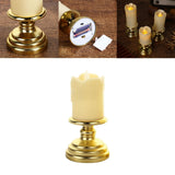 Maxbell Flameless Candle Flickering Votive Candles Tealight Decor for Desk Festival 7cmx14cm