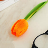 Maxbell Artificial Flowers Fake Bouquet Table Centerpieces for Birthday Store Decor orange