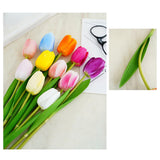 Maxbell Artificial Flowers Fake Bouquet Table Centerpieces for Birthday Store Decor orange