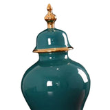 Maxbell Porcelain Ginger Jar Organizer Storage Decoration Temple Jar Ceramic Vase