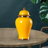 Maxbell Ceramic Vase Organizer Storage Porcelain Ginger Jar for Party Cafe