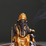 Maxbell Backflow Incense Burner Censer Buddha Statue for Desktop Office Home Decor