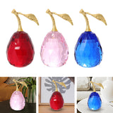 Maxbell Pear Fruits Ornament Collectibles Table Home Decor Office Party Red