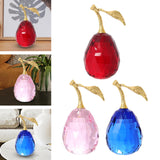 Maxbell Pear Fruits Ornament Collectibles Table Home Decor Office Party Red