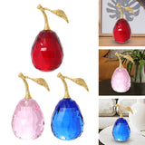 Maxbell Pear Fruits Ornament Collectibles Table Home Decor Office Party Red