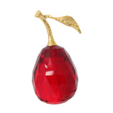 Maxbell Pear Fruits Ornament Collectibles Table Home Decor Office Party Red