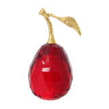 Maxbell Pear Fruits Ornament Collectibles Table Home Decor Office Party Red