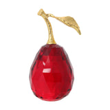 Maxbell Pear Fruits Ornament Collectibles Table Home Decor Office Party Red