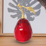 Maxbell Pear Fruits Ornament Collectibles Table Home Decor Office Party Red