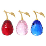 Maxbell Pear Fruits Ornament Collectibles Table Home Decor Office Party Red