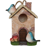 Maxbell Bird House for Outdoor Hanging Bird Cage Cozy Resting Place for Outside Blue