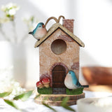Maxbell Bird House for Outdoor Hanging Bird Cage Cozy Resting Place for Outside Blue