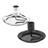 Maxbell Stainless Steel Wormwood Roll Holder Stick Coil Incense Burner Silver