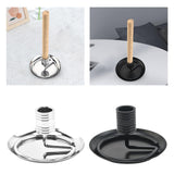 Maxbell Stainless Steel Wormwood Roll Holder Stick Coil Incense Burner Silver