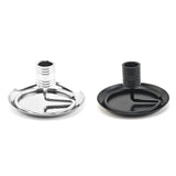 Maxbell Stainless Steel Wormwood Roll Holder Stick Coil Incense Burner Silver