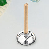 Maxbell Stainless Steel Wormwood Roll Holder Stick Coil Incense Burner Silver