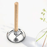 Maxbell Stainless Steel Wormwood Roll Holder Stick Coil Incense Burner Silver