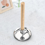 Maxbell Stainless Steel Wormwood Roll Holder Stick Coil Incense Burner Silver