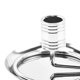 Maxbell Stainless Steel Wormwood Roll Holder Stick Coil Incense Burner Silver