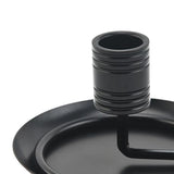 Maxbell Stainless Steel Wormwood Roll Holder Stick Coil Incense Burner Black