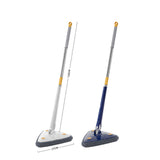 Maxbell 360 Degrees Cleaner Dinning Room Wet Dry Window Triangle Cleaning Mop Blue