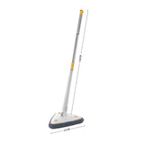 Maxbell Extendable Triangle Mop 360 Rotating Wall Mop with Long Handle for Window White