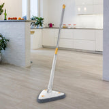 Maxbell Extendable Triangle Mop 360 Rotating Wall Mop with Long Handle for Window White