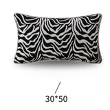 Maxbell Zebra Striped Printed Throw Pillow Cover Decorative for Car Room Decor Rectangle