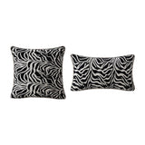 Maxbell Zebra Striped Printed Throw Pillow Cover Decorative for Car Room Decor Rectangle