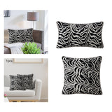 Maxbell Zebra Striped Printed Throw Pillow Cover Decorative for Car Room Decor Rectangle