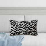 Maxbell Zebra Striped Printed Throw Pillow Cover Decorative for Car Room Decor Rectangle